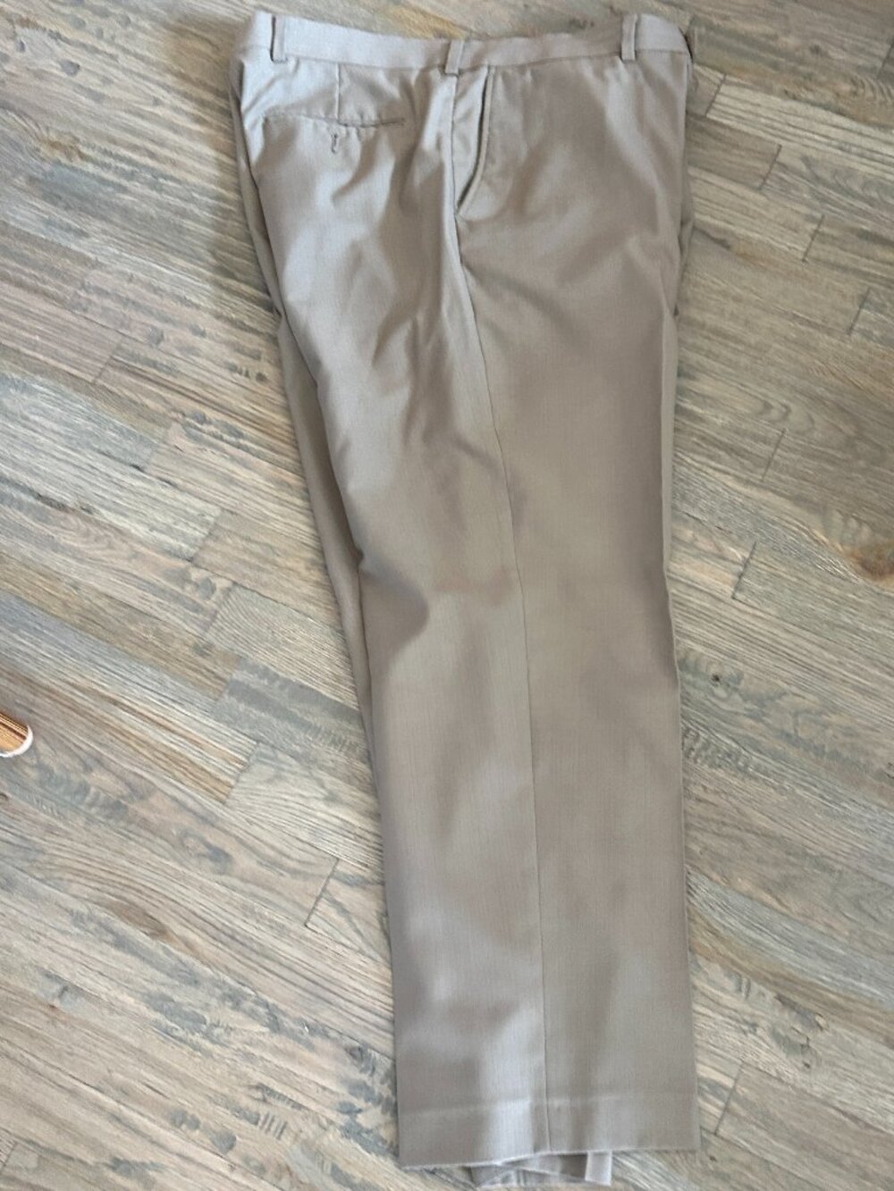 Mens Roundtree & Yorke Khaki Dress Pants 40 X 30